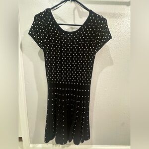 GB Girls Black and White Knit Sweater